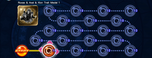 VIP Board - Roxas & Axel & Xion Trait Medal 1 KHUX.png